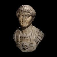 A Roman Marble Bust of the Emperor Trajan