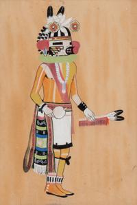 Series of Katsina Paintings tempera on paper