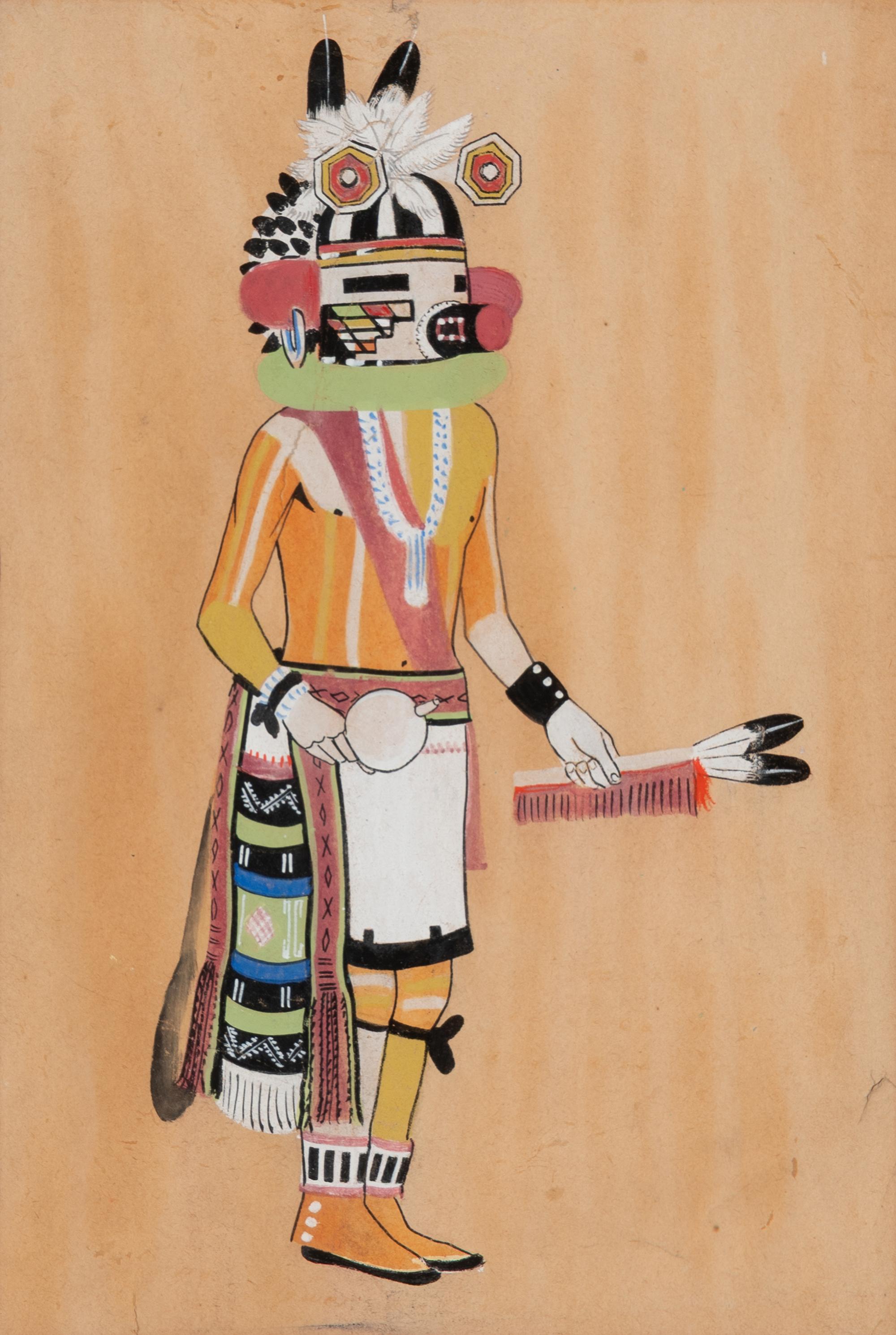 Series of Katsina Paintings tempera on paper
