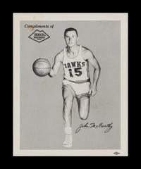 A 1959-60 St. Louis Hawks Bush Bavarian Beer Team Basketball Card Set
