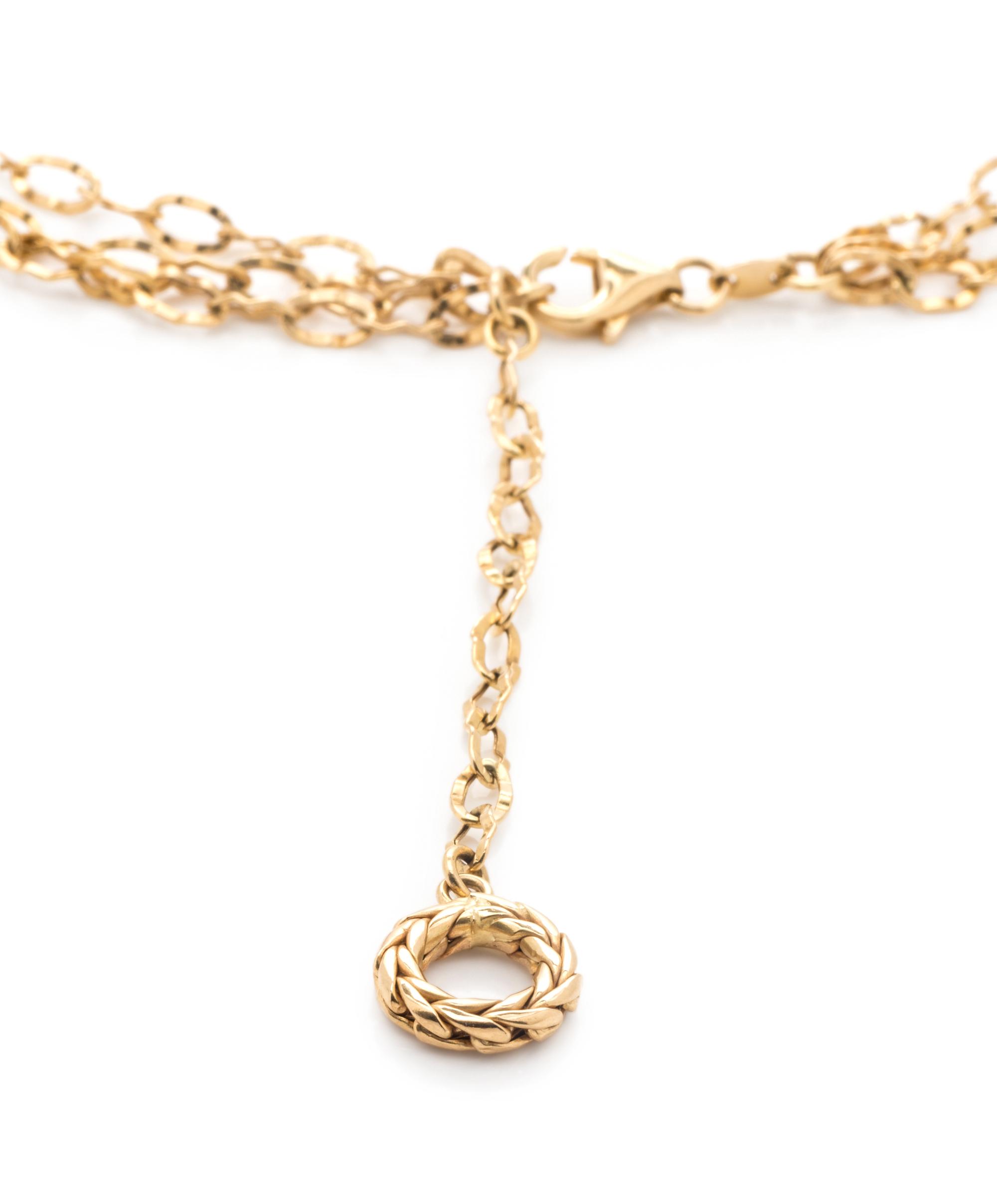 YELLOW GOLD NECKLACE