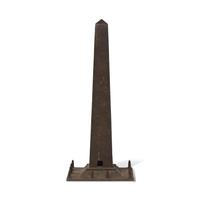A Miniature Cast Iron Model of the Bunker Hill Monument on Breed's Hill in Boston, Massachusetts
