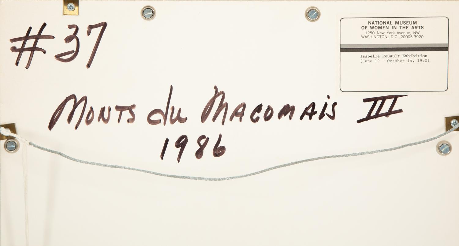 Mont du Maconnais III, 1986