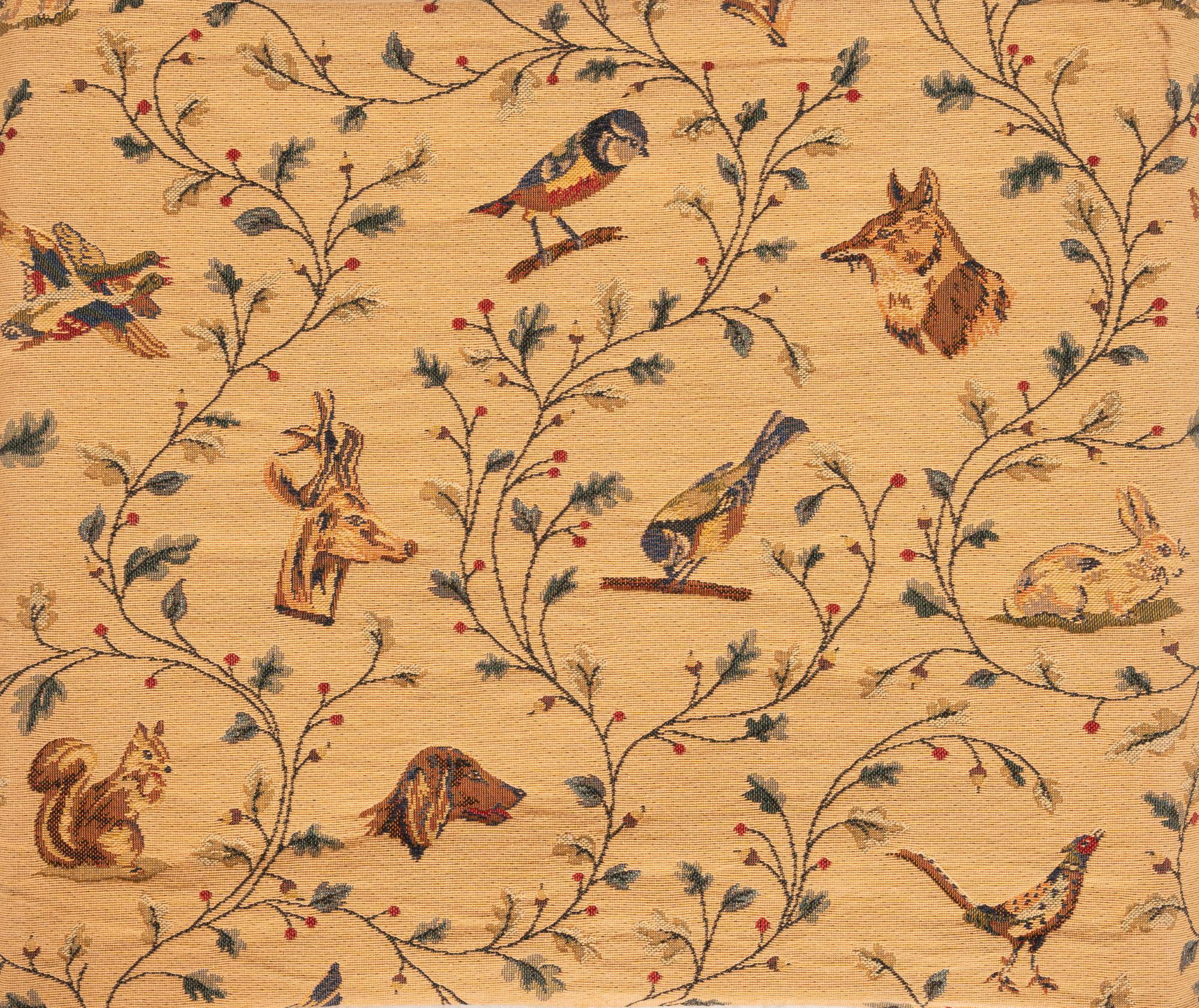 A Painted Tôle Tray on an Associated Stand