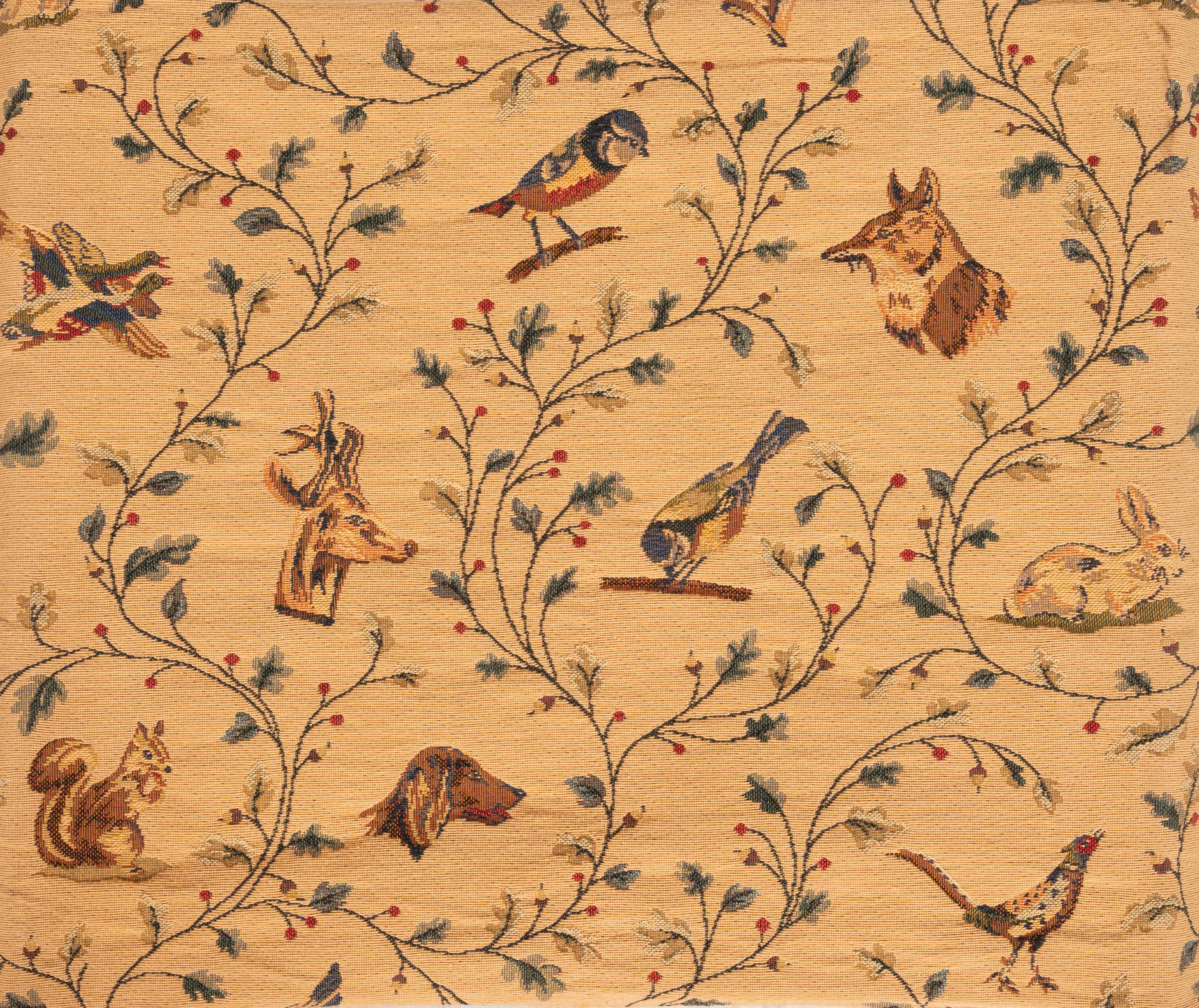 A Painted Tôle Tray on an Associated Stand