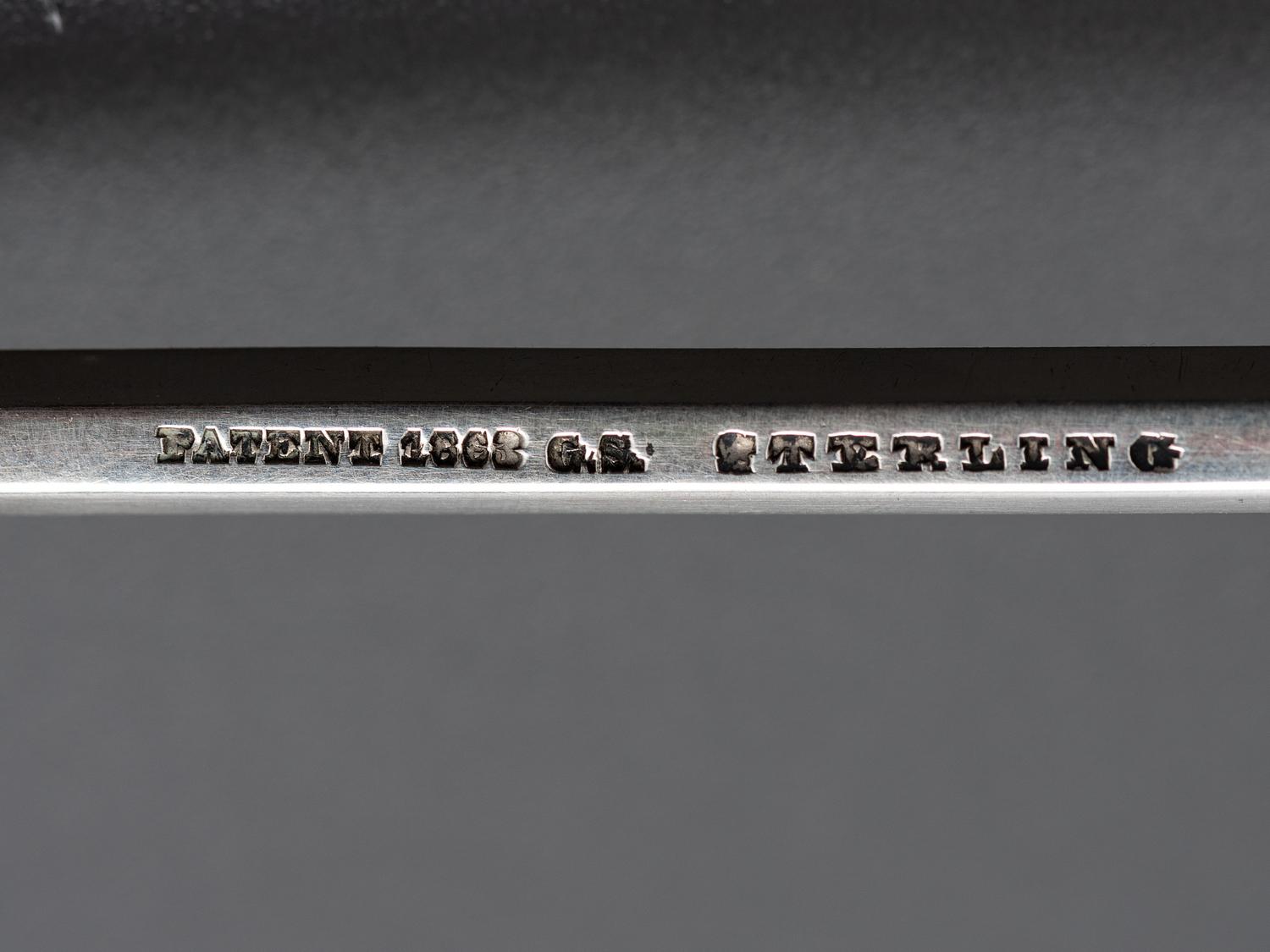 Five American Silver Serving Spoons