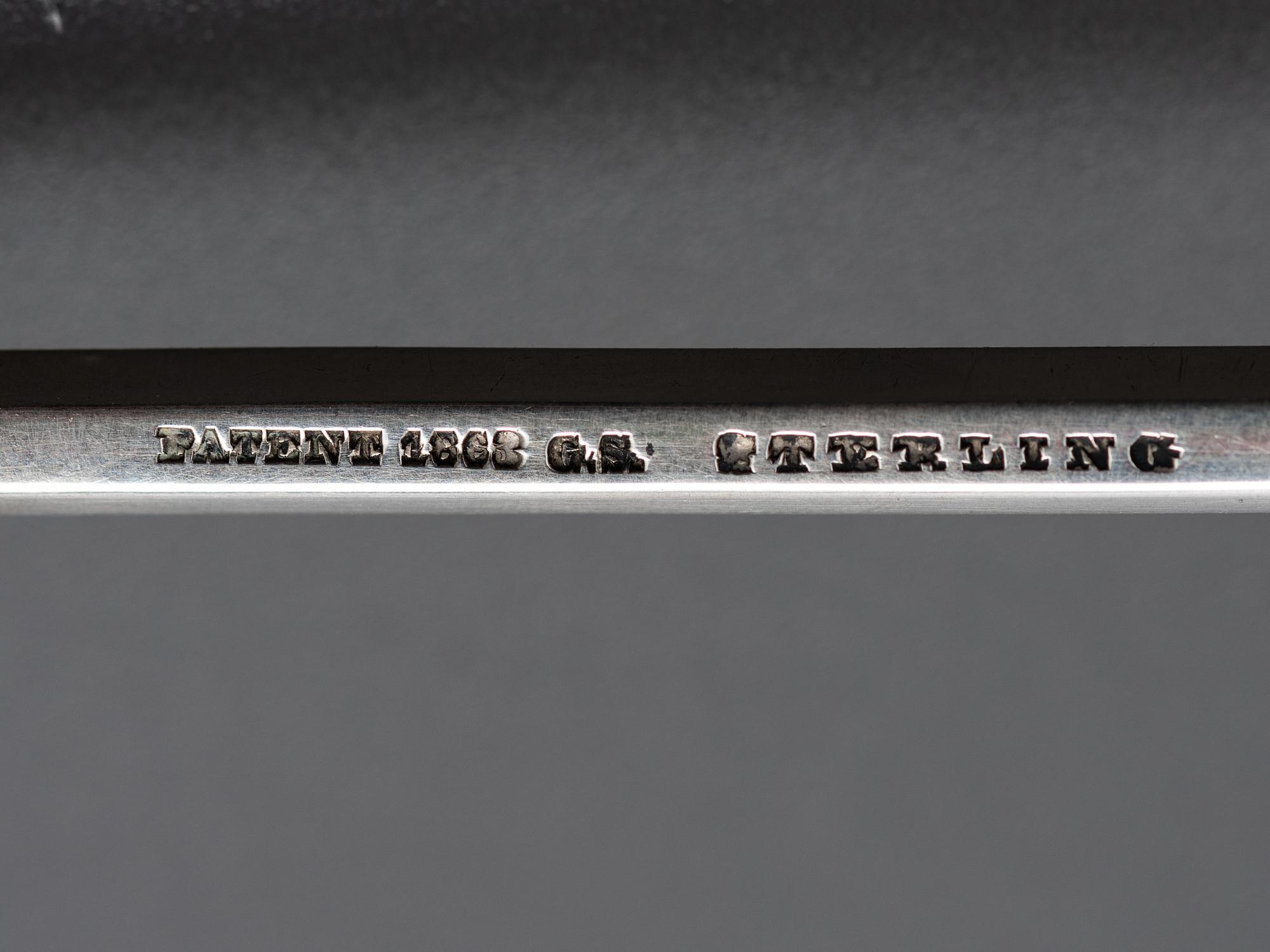 Five American Silver Serving Spoons