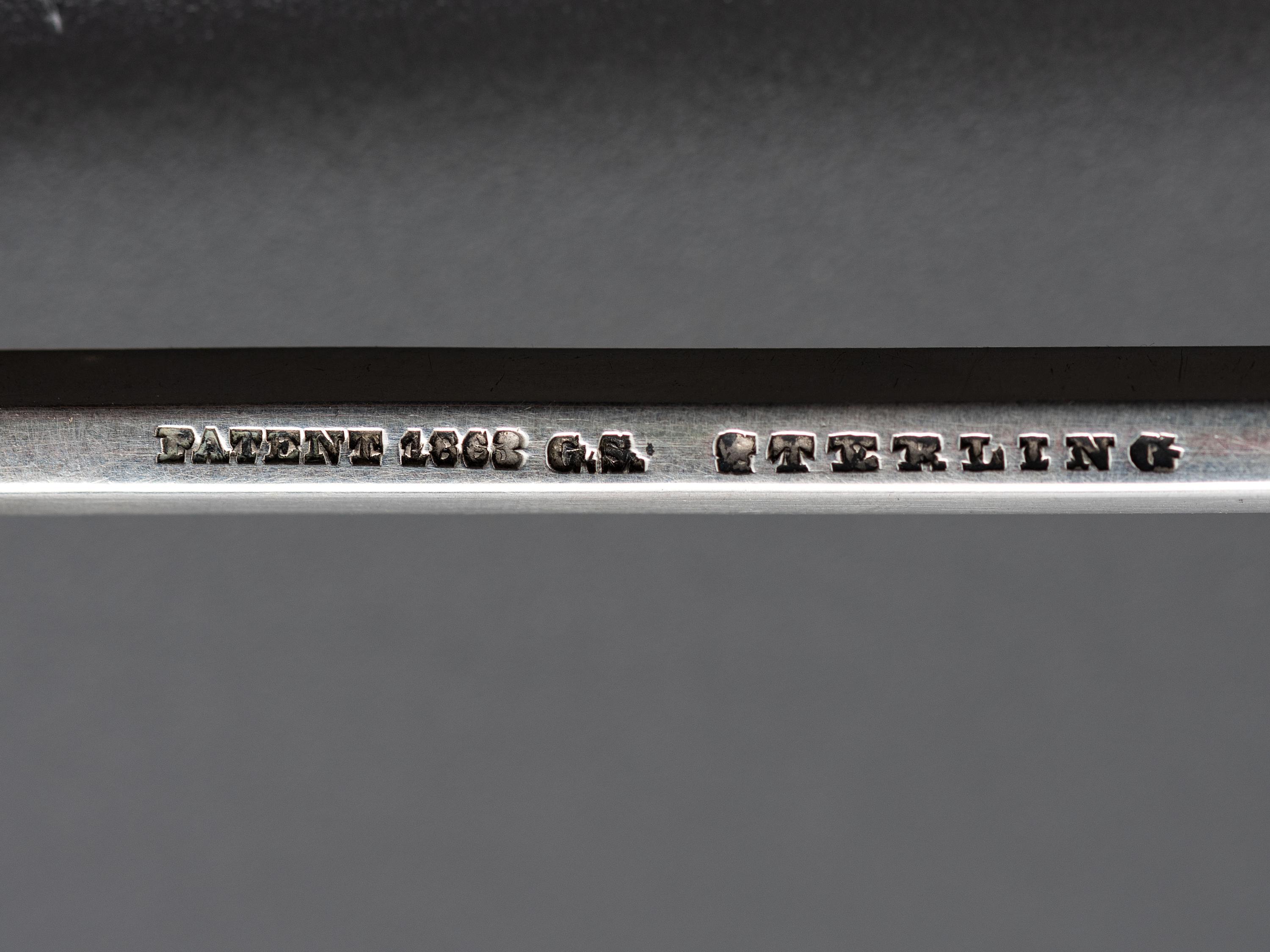 Five American Silver Serving Spoons