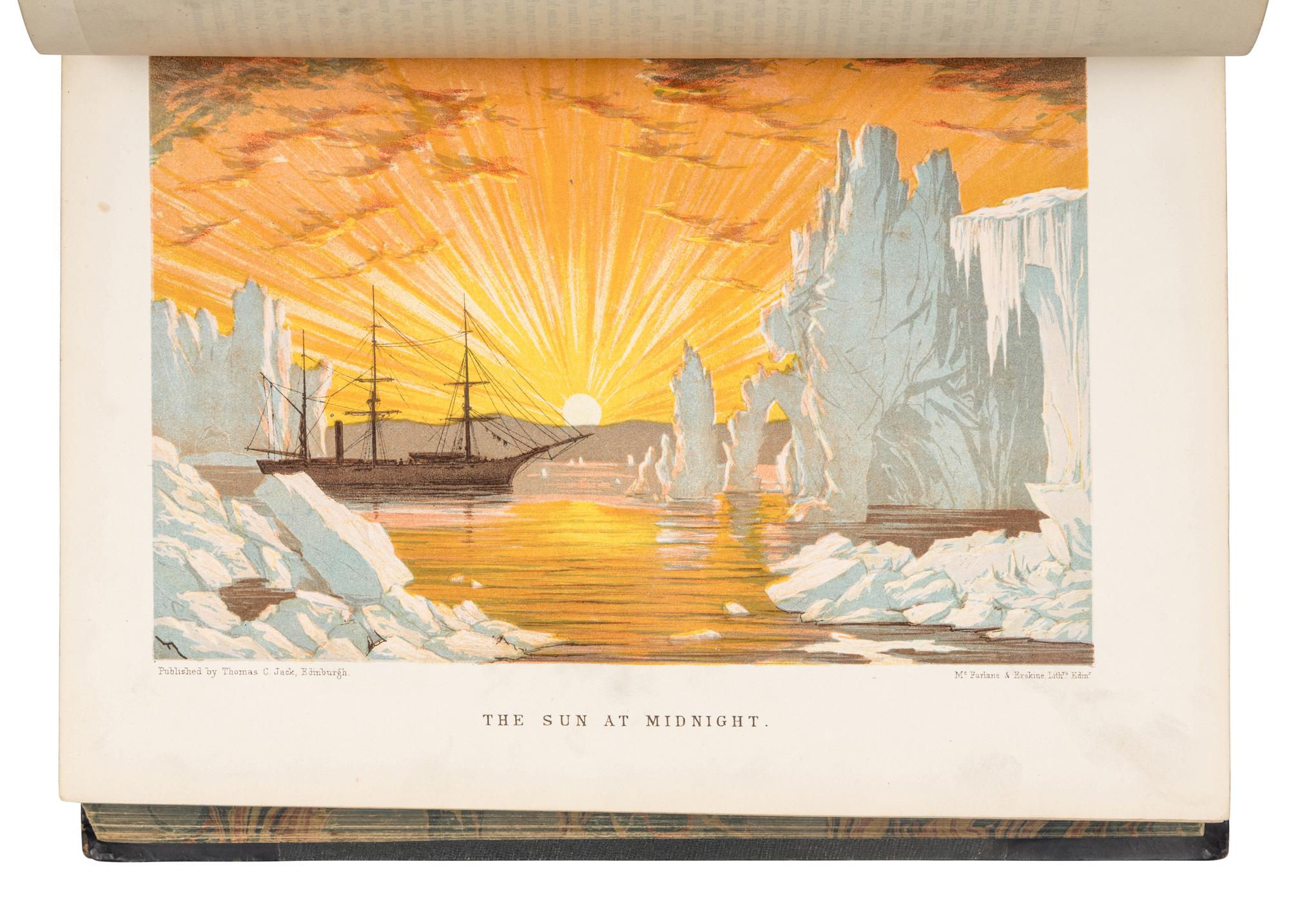 SMITH, David Murray (1865-1952). Arctic Expeditions from British and Foreign Shores from the Earliest Times to the Expedition of 1875-76 . Edinburgh: Thomas C. Jack, Grange Publishing Works, 1877.