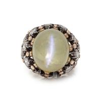 BUCCELLATI, CAT'S EYE CHRYSOBERYL AND DIAMOND RING
