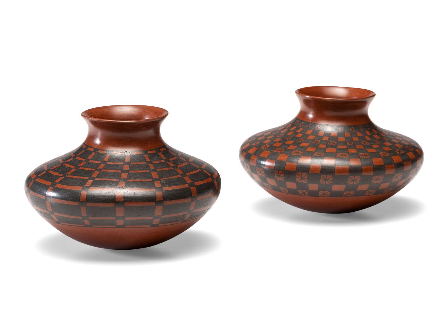 Pottery Jars, Complementing Pair