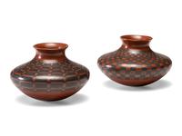 Pottery Jars, Complementing Pair