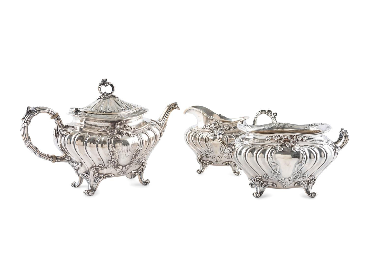 An American Silver Eight-Piece Tea and Coffee Service