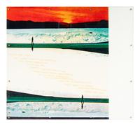 Opal Gospel (complete set of ten screenprints in colors on movable acrylic panels with the original Lucite base and screenprinted stainless steel cover), 1971