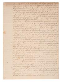 [SLAVERY & ABOLITION]. Manuscript court document related to the sale of an enslaved woman named "Frances," Fayette County, TX, 1857.