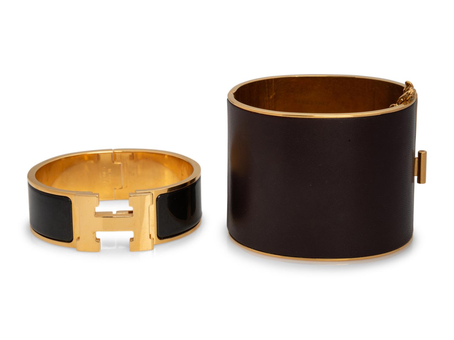 Two Designer Cuffs: Hermès and Cèline