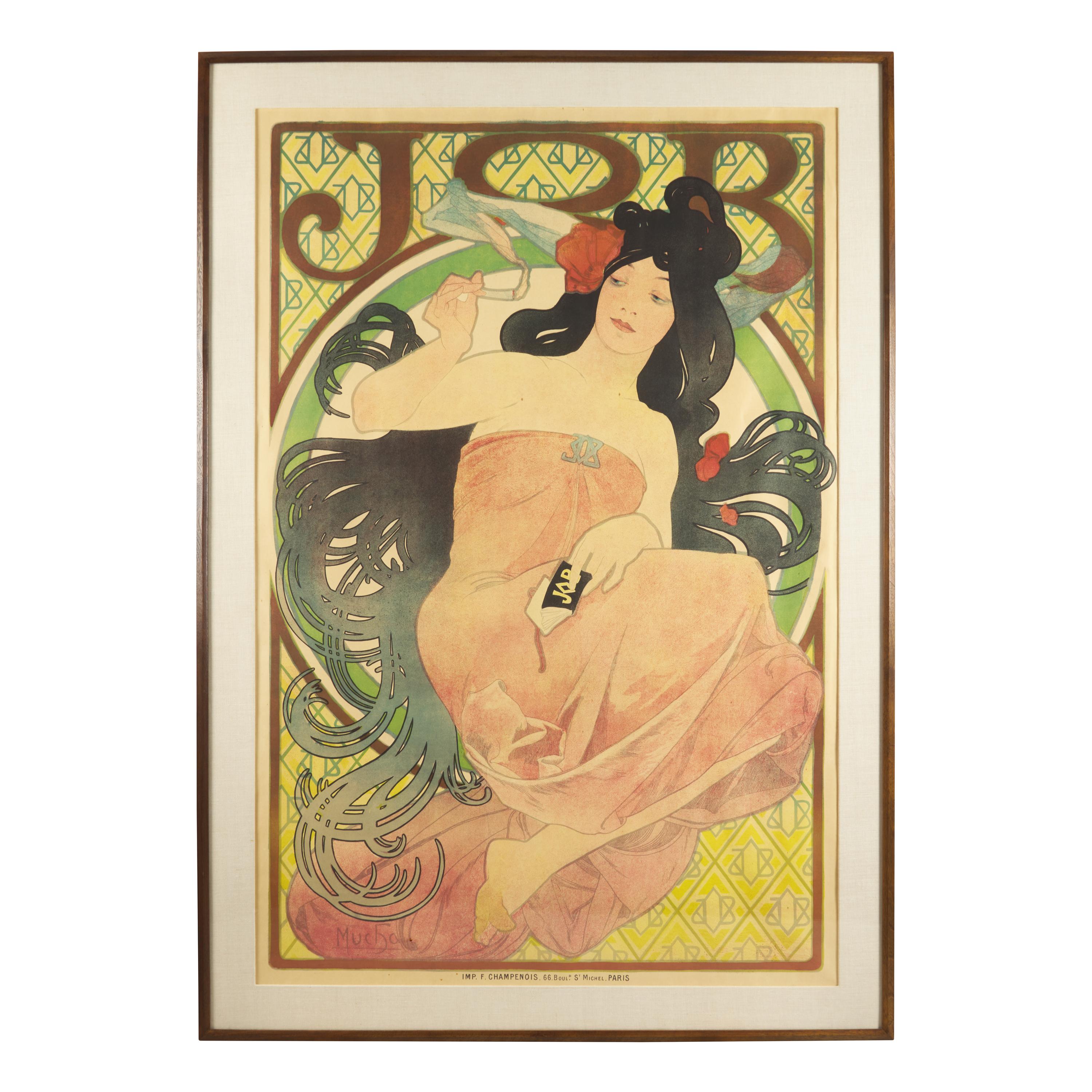 Alphonse Mucha (Czech, 1860-1939) — JOB , 1898