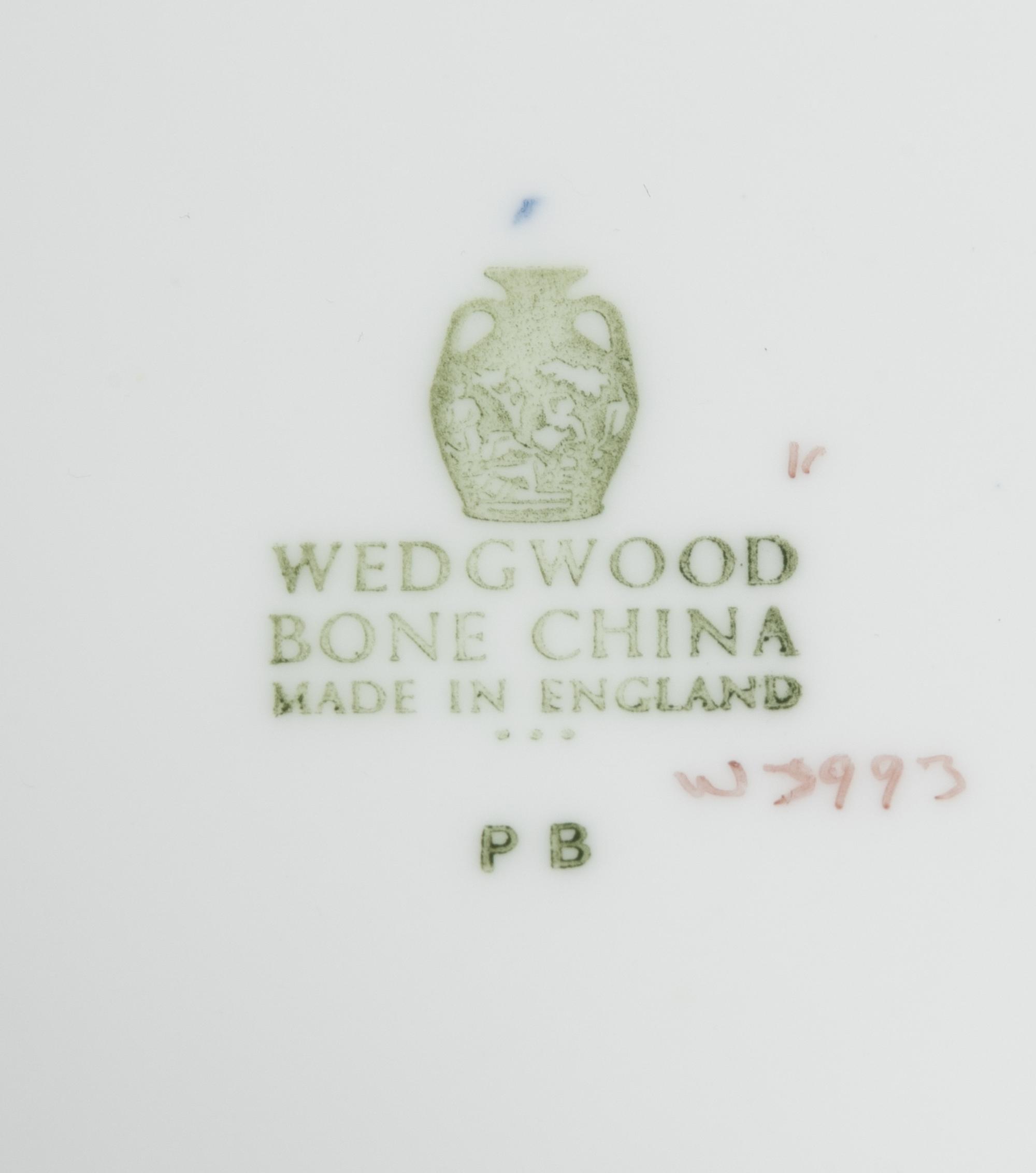 A Wedgwood Porcelain Dinner Service