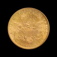 A United States 1893-S Liberty Head $20 Gold Coin