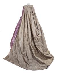 Metropolitan Opera 18th Century Costume, 2009 — Costume worn by Renée Fleming for her role as Marschallin in Act III of Der Rosenkravalier at the Metropolitan Opera, 2009.