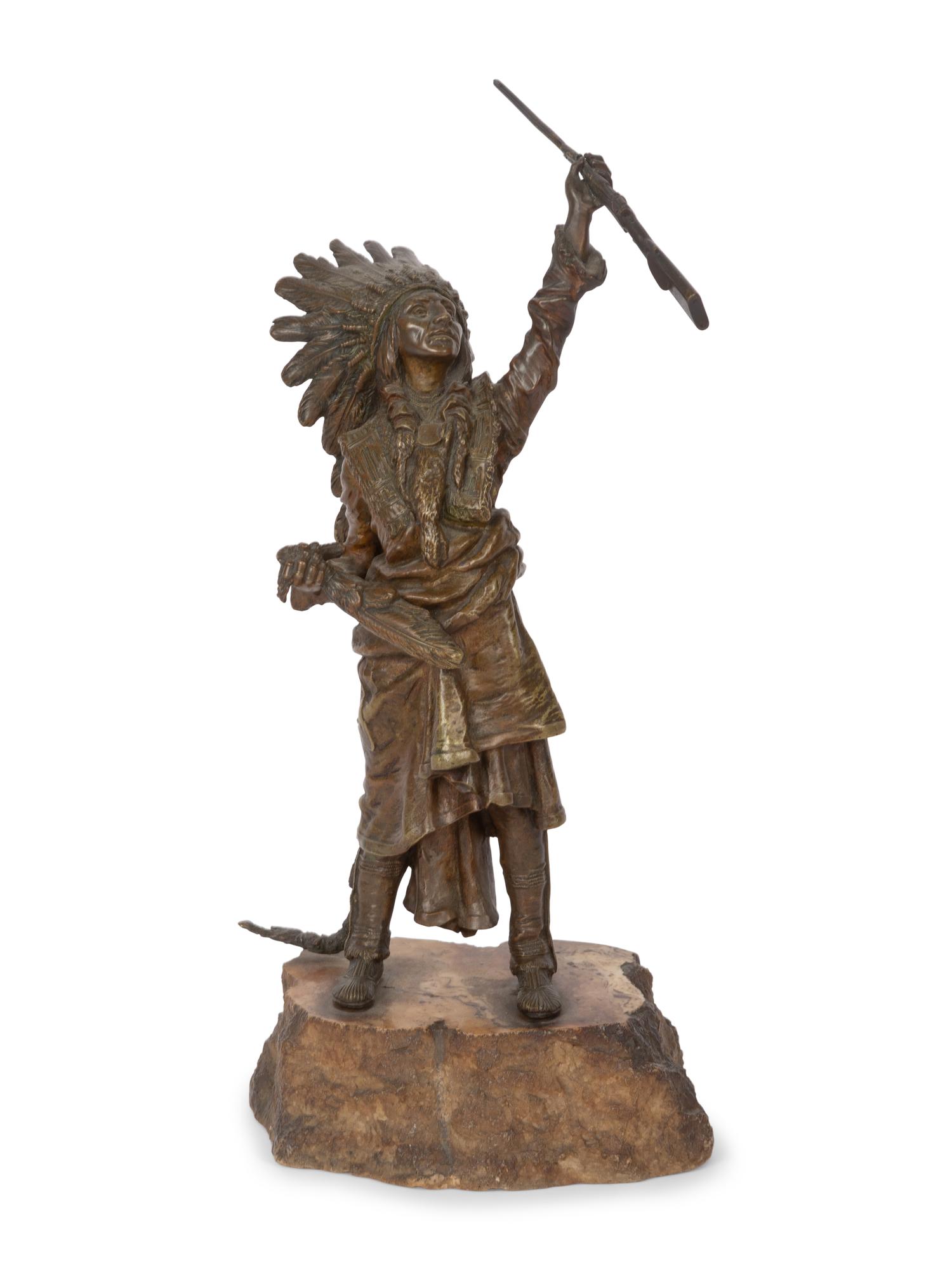 Indian with Rifle