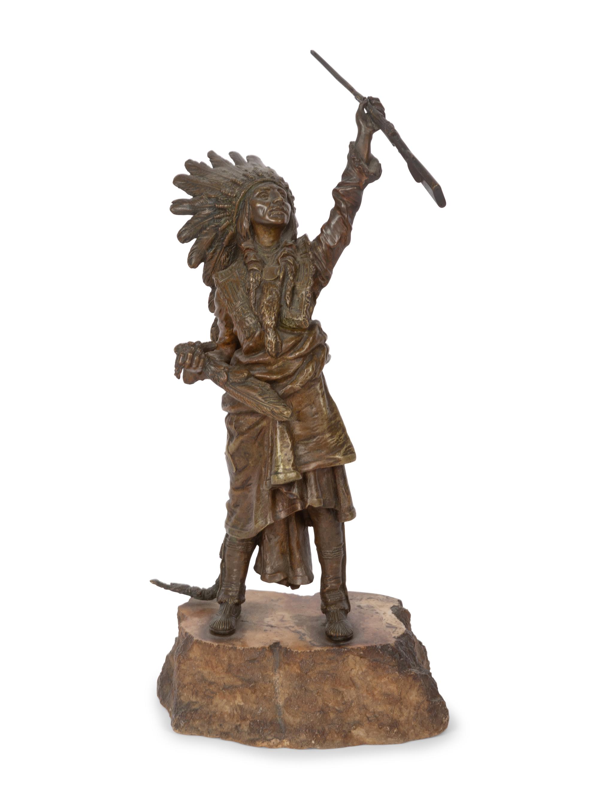 Indian with Rifle