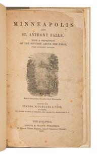 [MINNESOTA]. A group of 40 works, including: