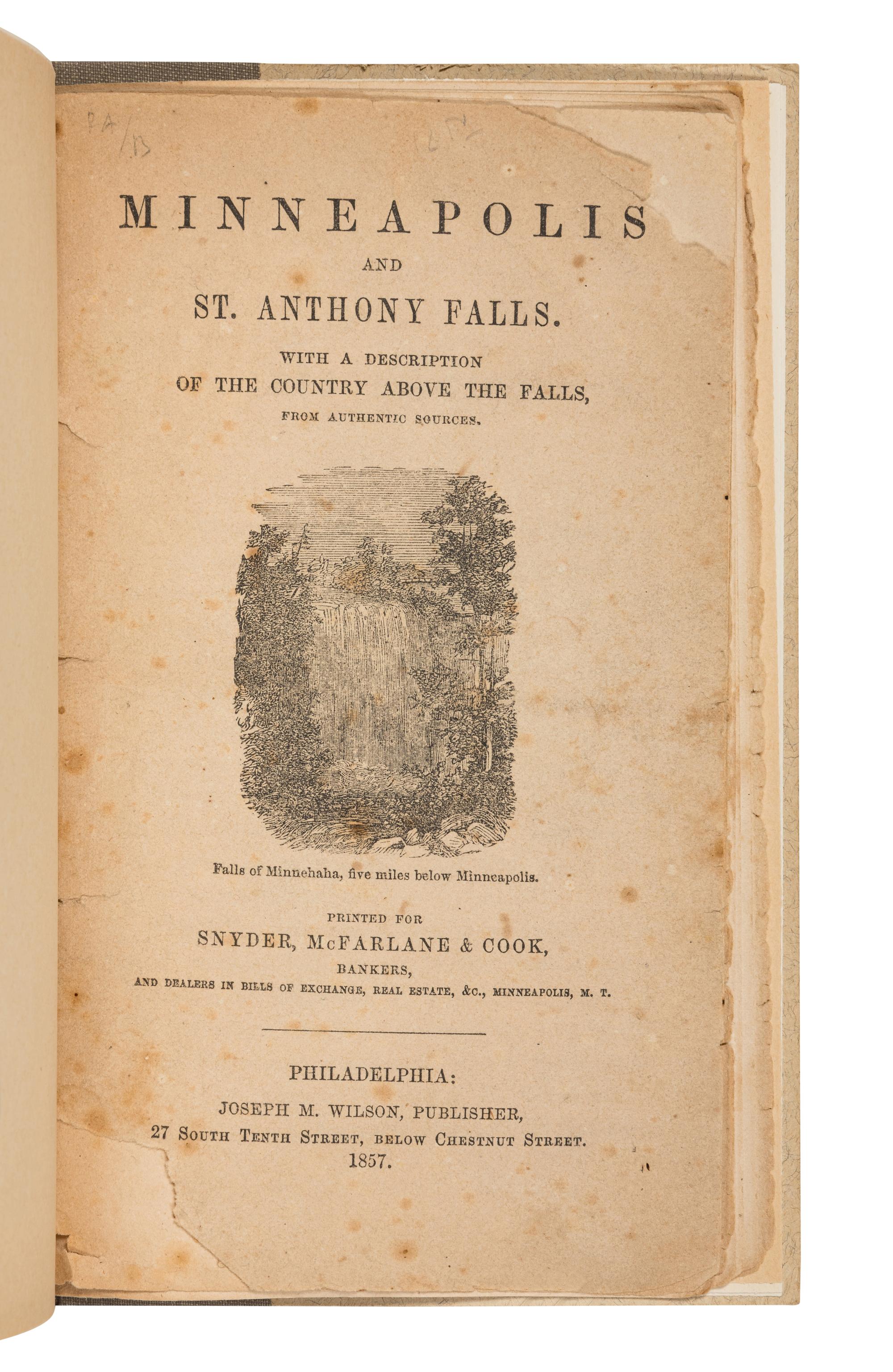 [MINNESOTA]. A group of 40 works, including:
