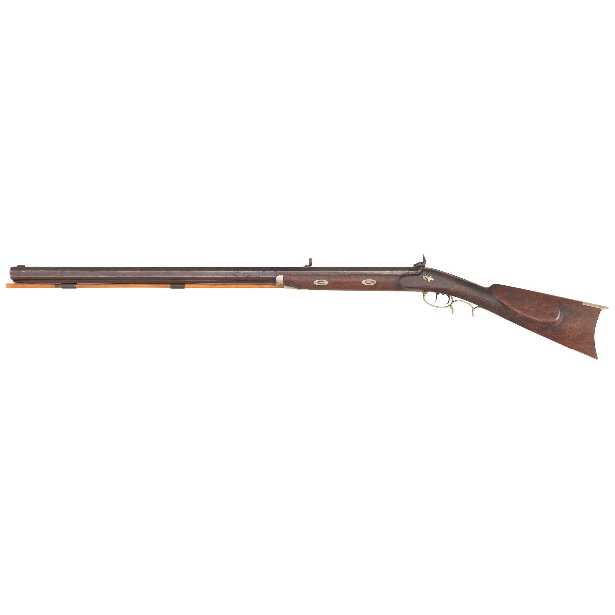 Heavy Barrel Percussion Plains Rifle by Wurfflein