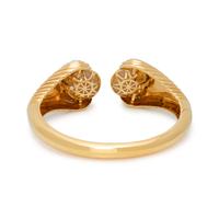 YELLOW GOLD, CULTURED MABE PEARL AND DIAMOND CUFF BRACELET
