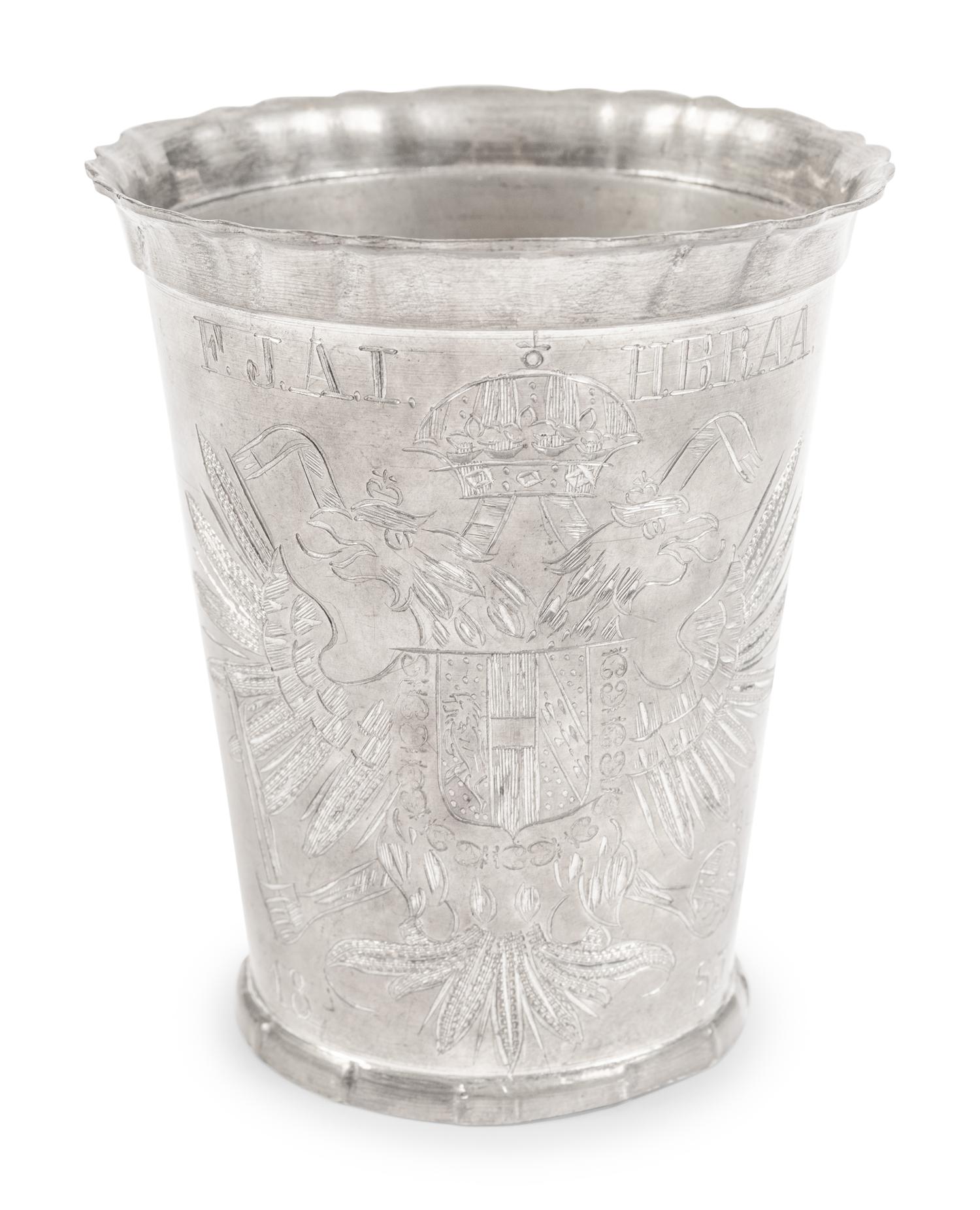 A Collection of Eight Pewter Articles