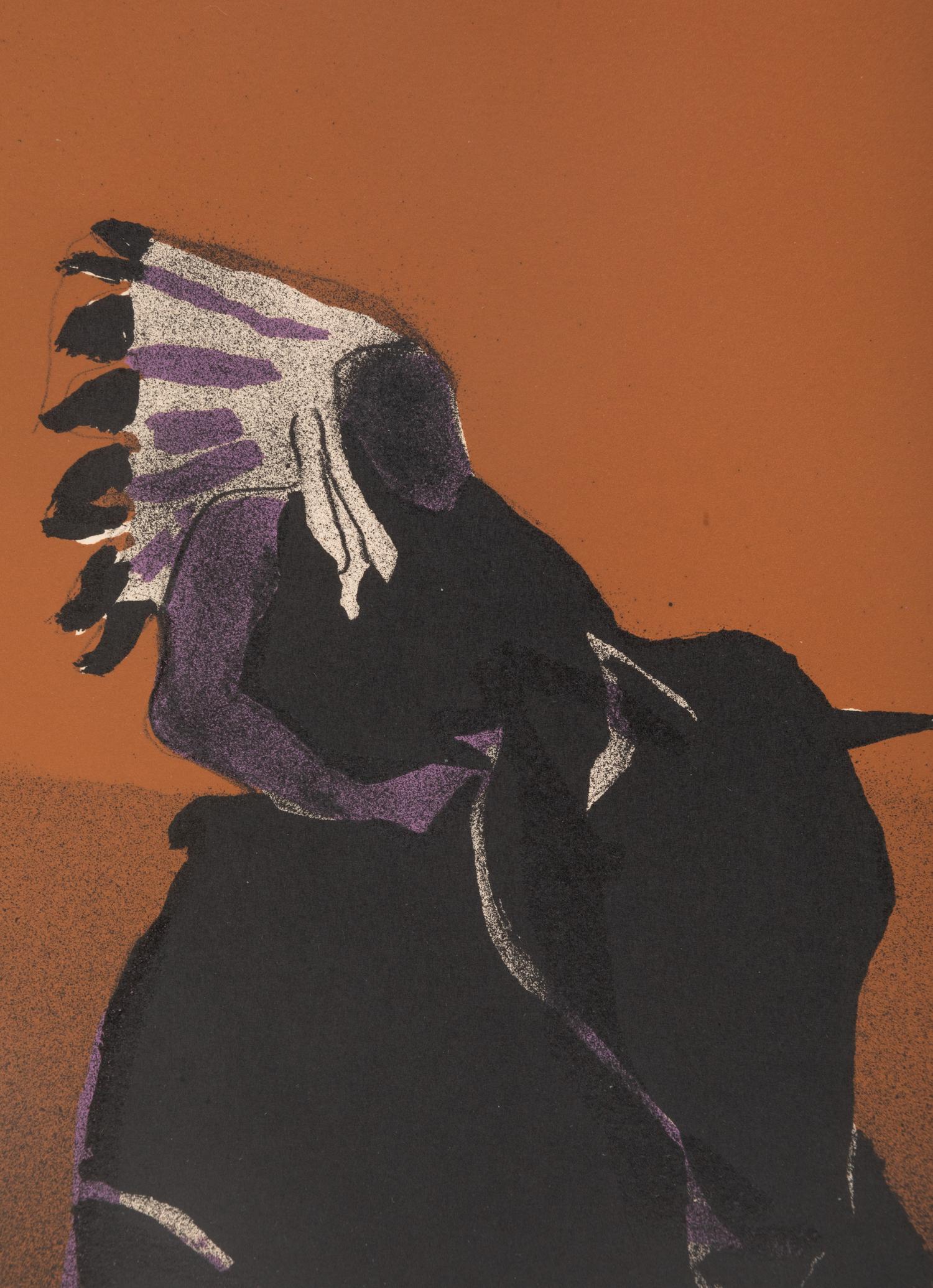 Indian on Horse No. 3, Artist's Proof