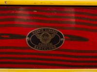 A Vicente Llinares Diminutive Grain-Painted Barrel Organ