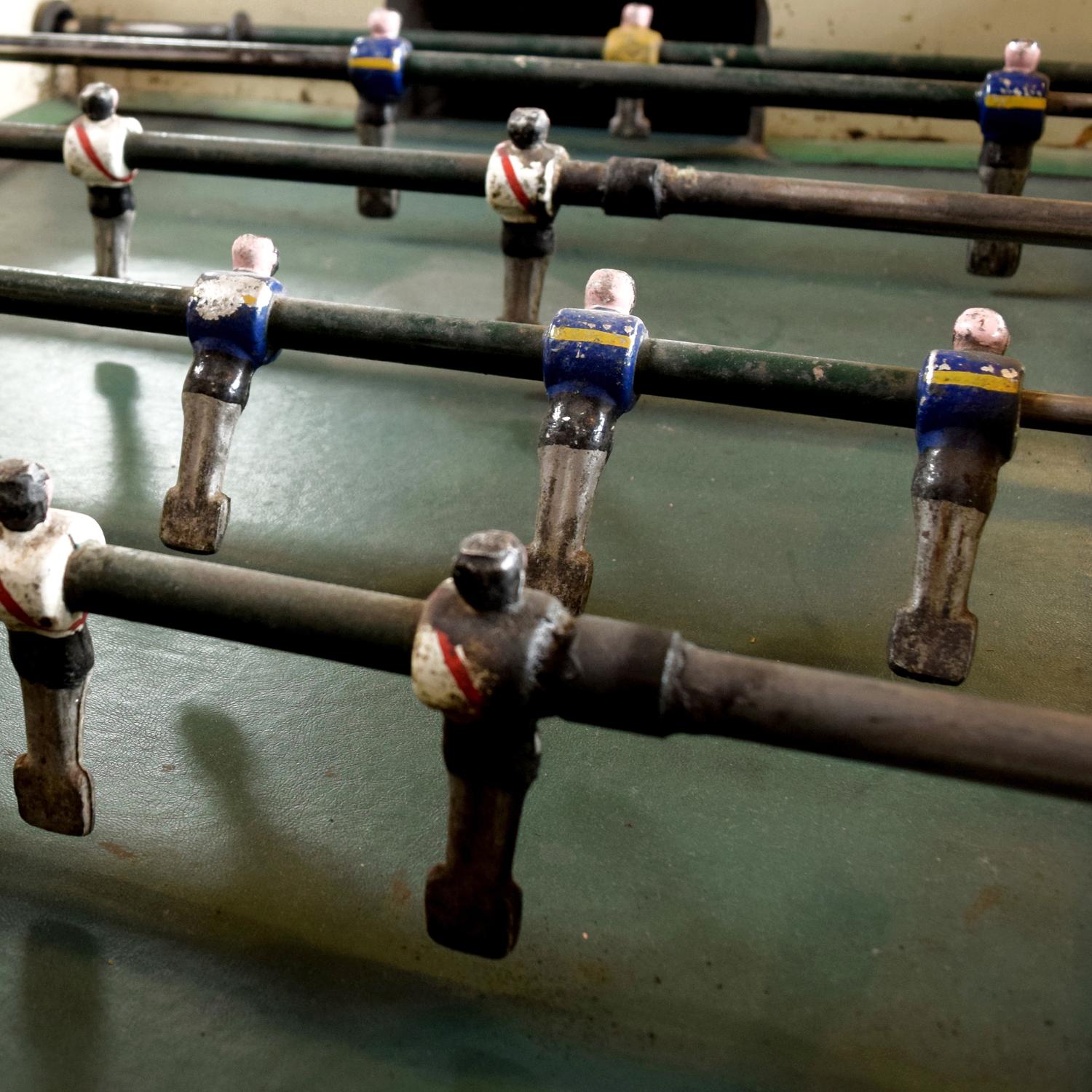 A Foosball Table 54" W x 28" D x 34.5" H — Argentina, Mid-20th Century