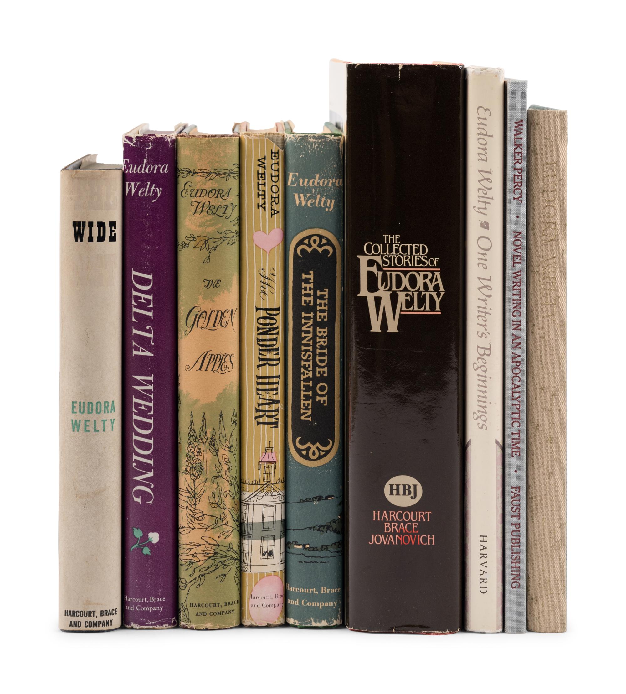 WELTY, Eudora (1909-2001). A group of 9 works, MOST FIRST EDITIONS, A FEW INSCRIBED OR SIGNED, comprising: