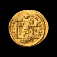 [ANCIENT] BYZANTINE EMPIRE. Justinian I (c. 542-565). Av Solidus-Thessalonica (4.5 g)