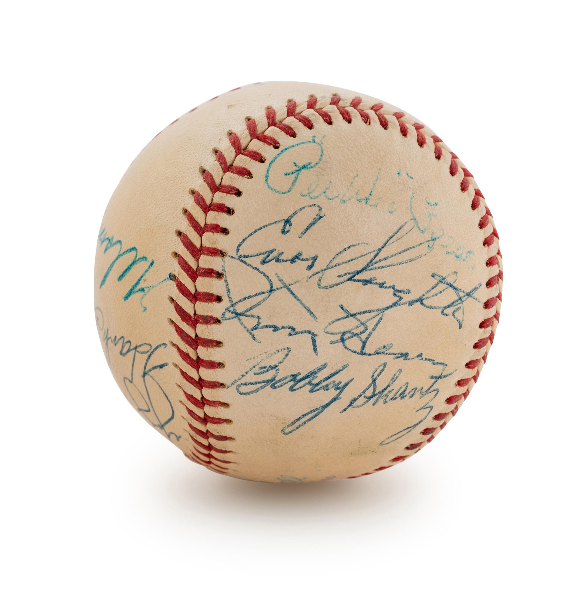 A 1952 American League All-Stars Signed Autograph Baseball (BAS Beckett Authentication Services Certified)