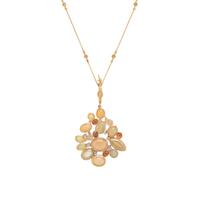 Coomi, Opal, Diamond, and Yellow Gold Necklace