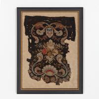 A Louis XIII Carved Walnut Fauteuil