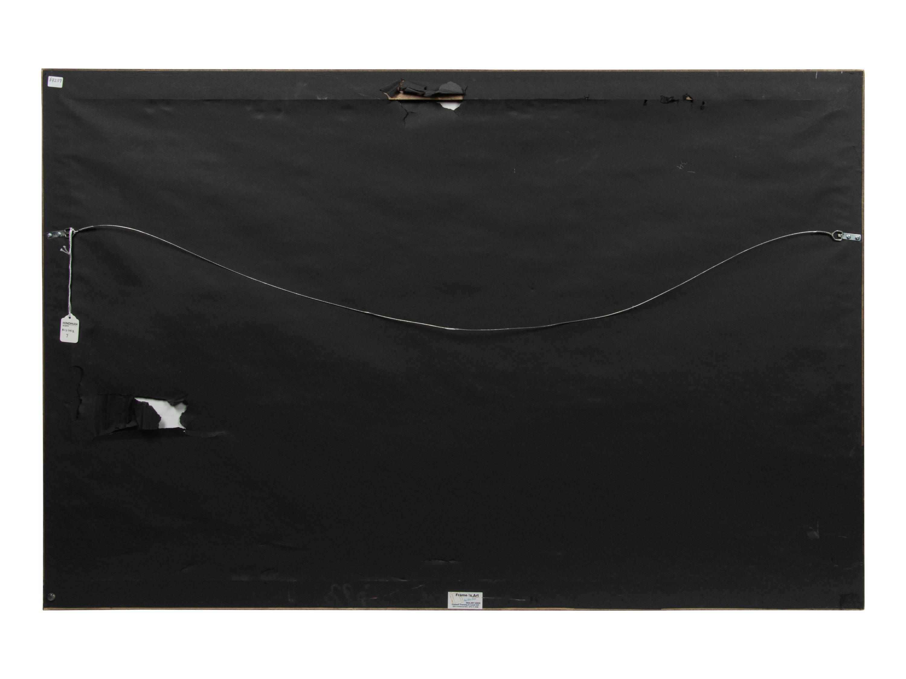 Untitled (Street Scene) and Untitled (Cityscape) (a pair of works)