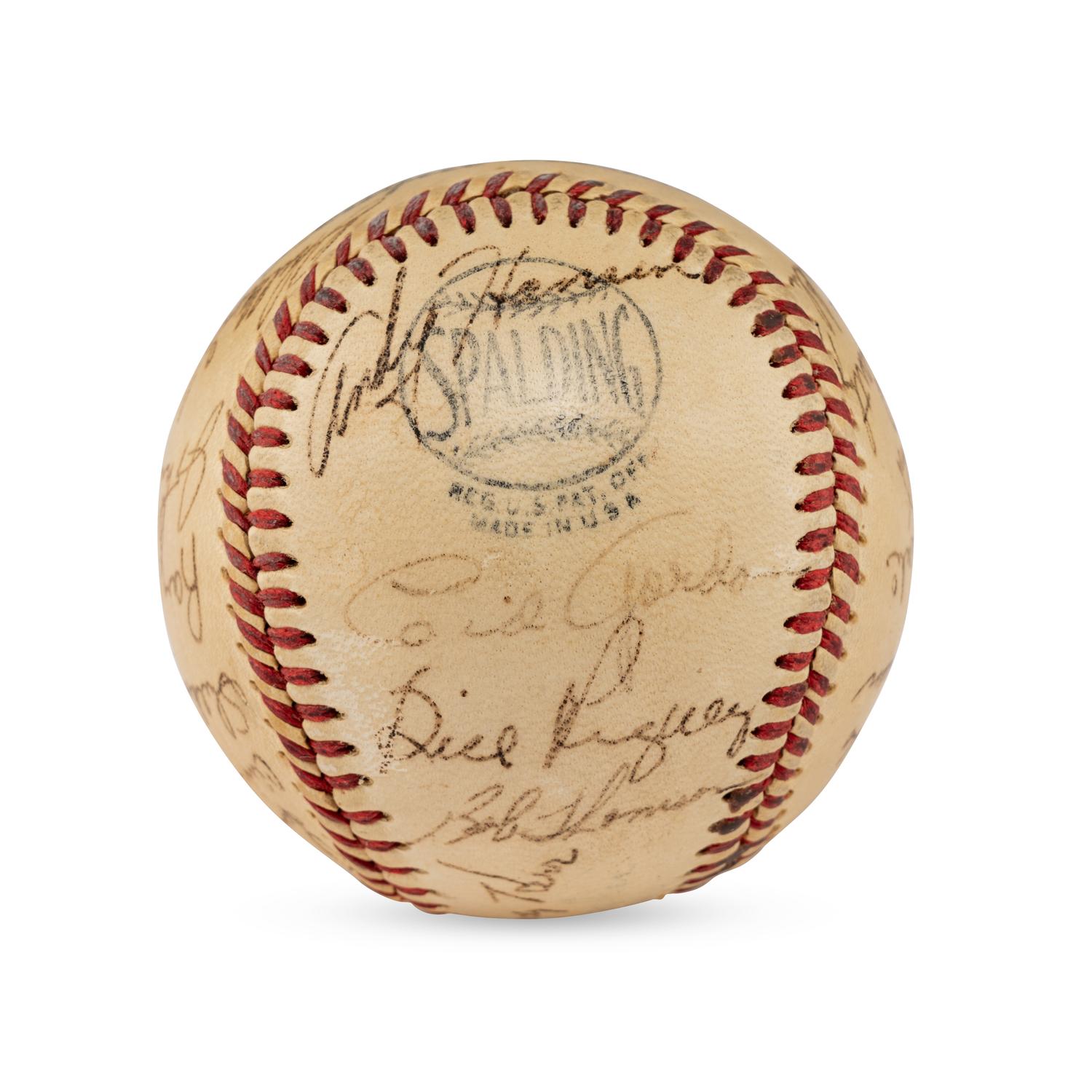 A 1948 New York Giants Team Signed Autograph Baseball (Beckett Authentication Services)