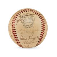 A 1948 New York Giants Team Signed Autograph Baseball (Beckett Authentication Services)