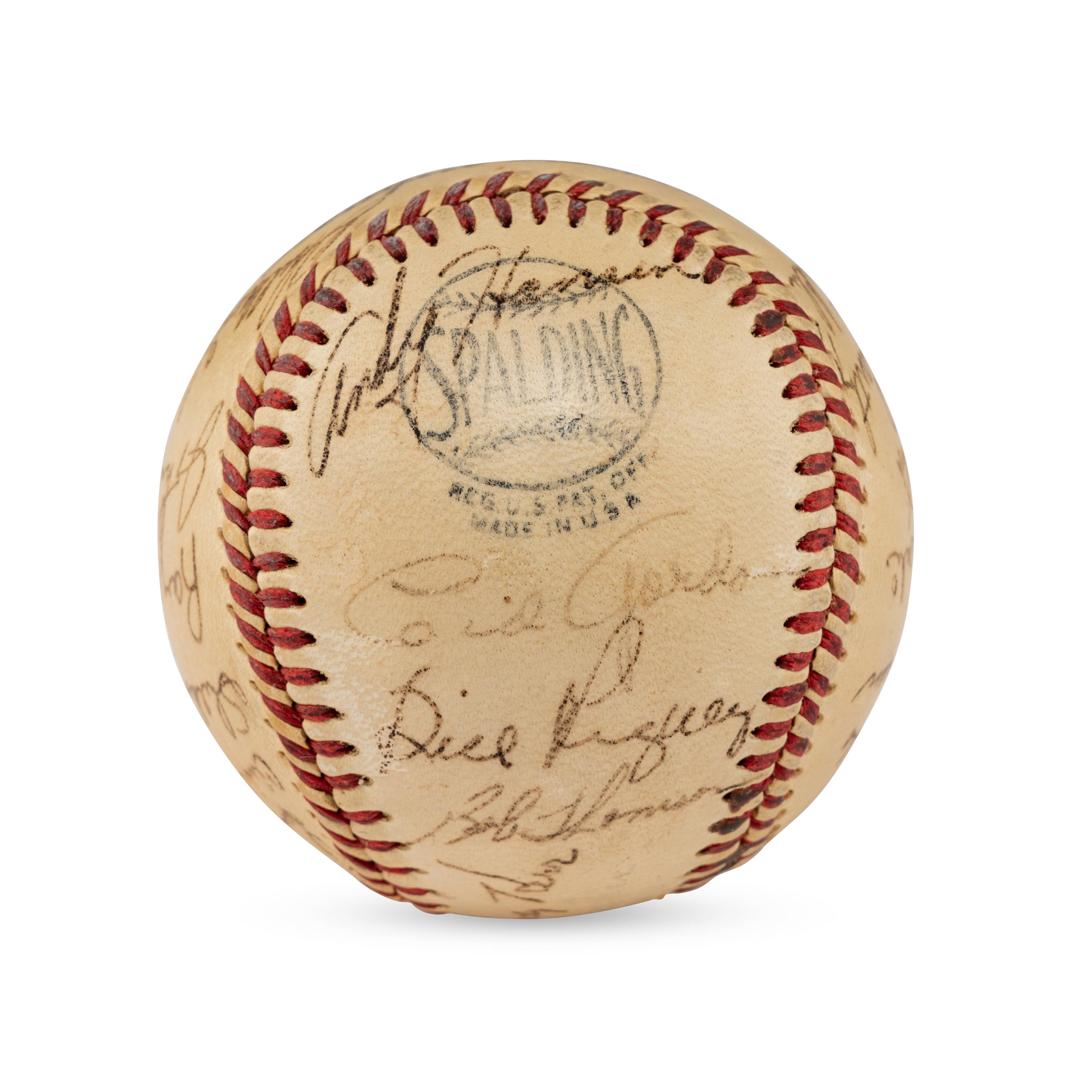 A 1948 New York Giants Team Signed Autograph Baseball (Beckett Authentication Services)