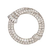 TIFFANY & CO., DIAMOND CIRCLE BROOCH