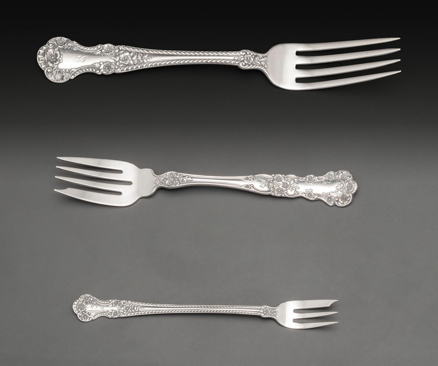 An American Silver Flatware Service
