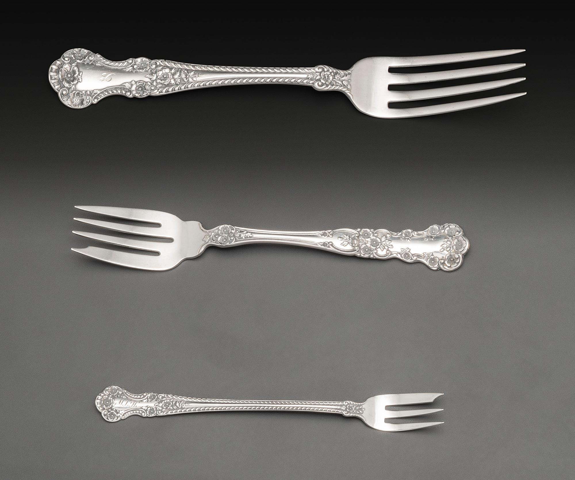 An American Silver Flatware Service