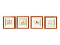 A Framed German Zodiac Grouping (das Tierkreiszeichen)