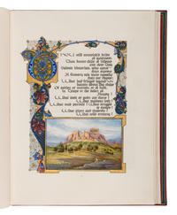SANGORSKI, Alberto, calligrapher and illuminator. -- KEATS, John (1795-1821). "La Belle Dame sans Merci" -- "Ode on a Grecian Urn" -- "Ode to Psyche." London, 1928.