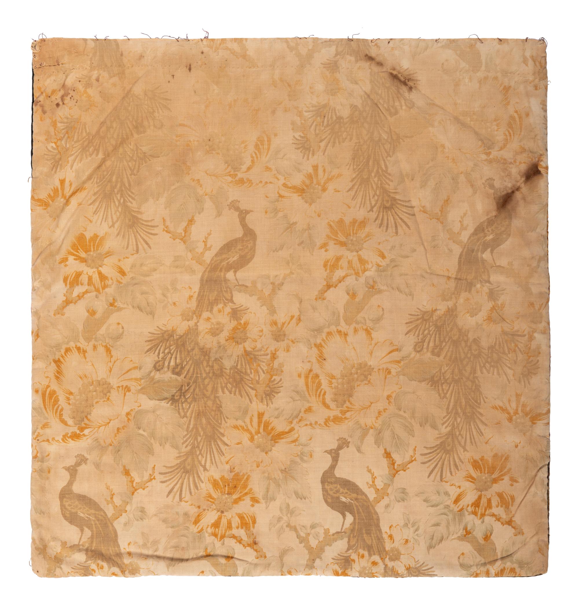 A Crazy Quilt Pillow Cover with Chickens and Eagles and Hooked Rug with Horses