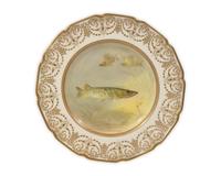 A Set of Twelve Royal Doulton Porcelain Ichthyological Plates